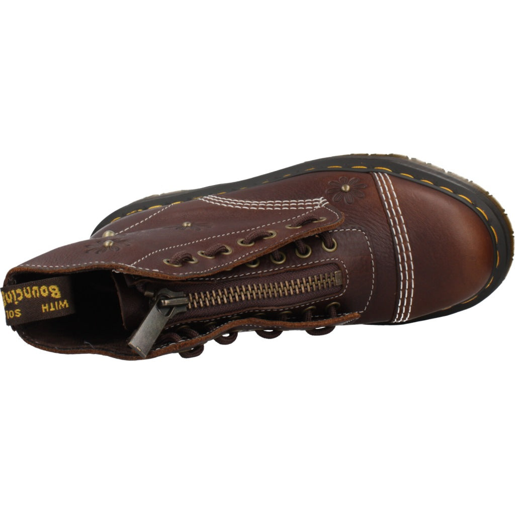 DR. MARTENS SINCLAIR FLOWER en color DRKBRN (7)