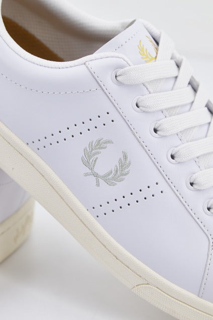 FRED PERRY B LEATHER en color TWHITE (4)