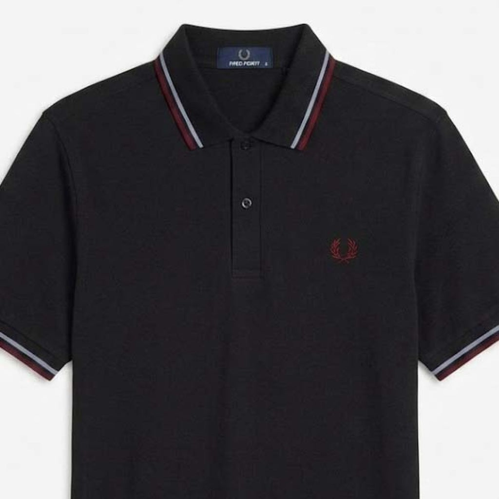 FRED PERRY TWIN TIPPED en color BBLK (6)