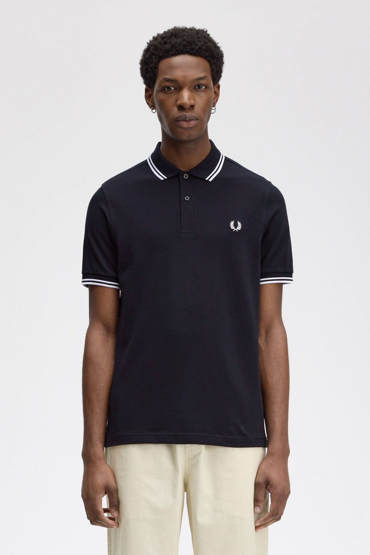FRED PERRY TWIN TIPPED FRED PER en color NAVY (1)