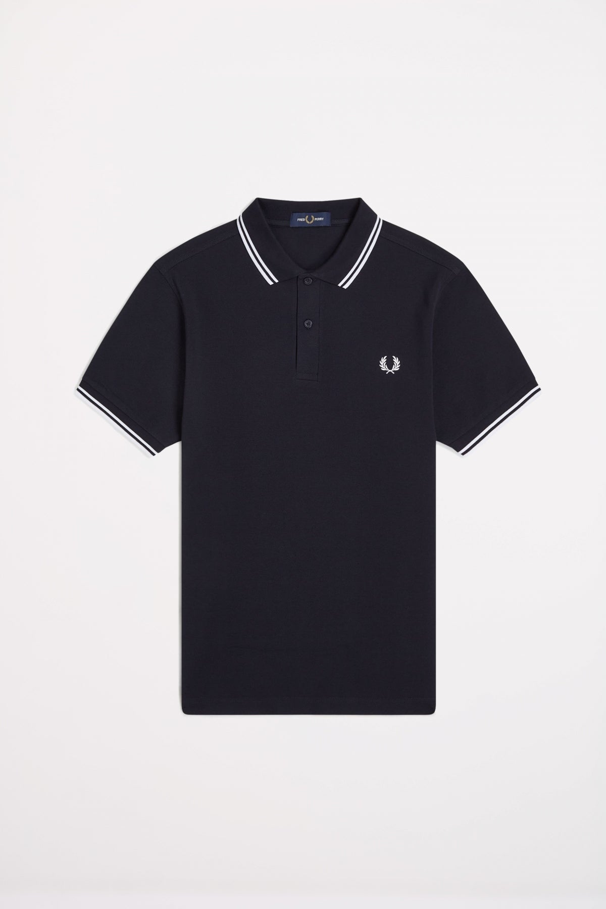 FRED PERRY TWIN TIPPED FRED PER en color NAVY (2)