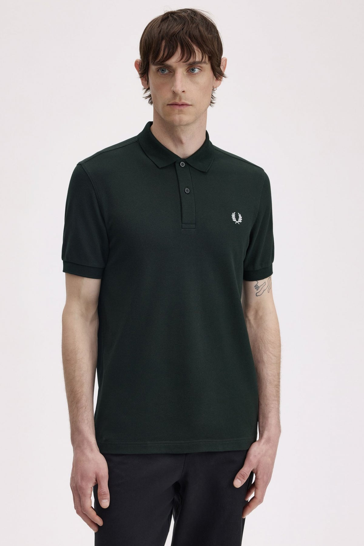 FRED PERRY PLAIN FRED PERRY SH en color TNGHTGRN (4)