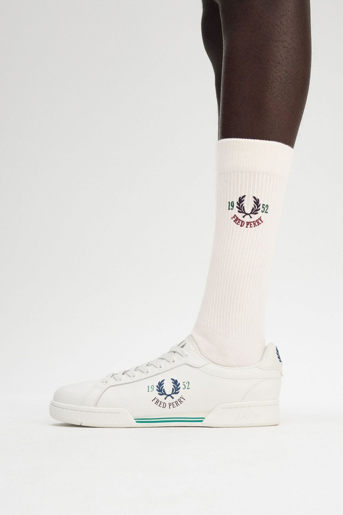 FRED PERRY CLUBHOUSE SOCK en color ECRU (2)