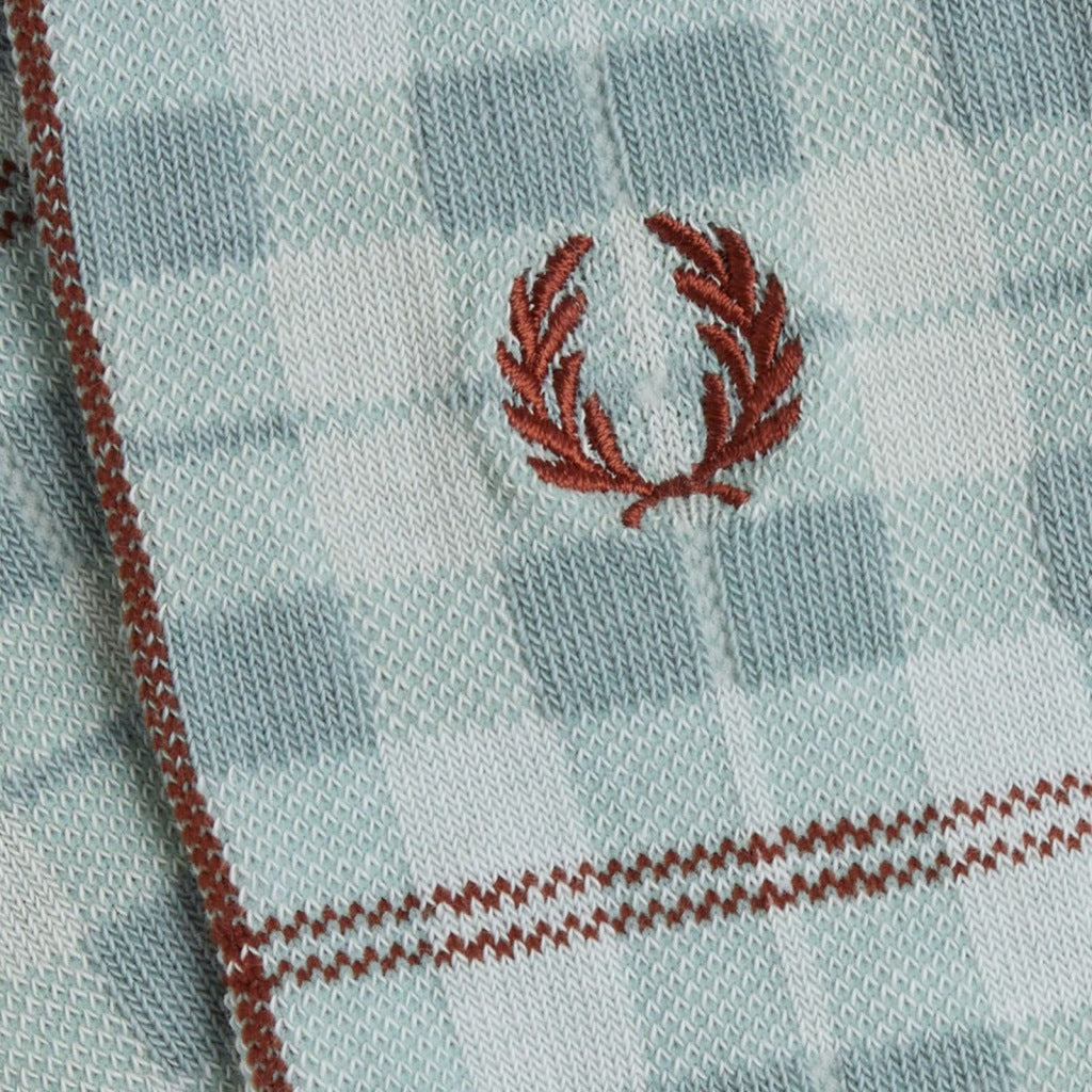 FRED PERRY CHECK SOCK en color XSLVRBL (4)