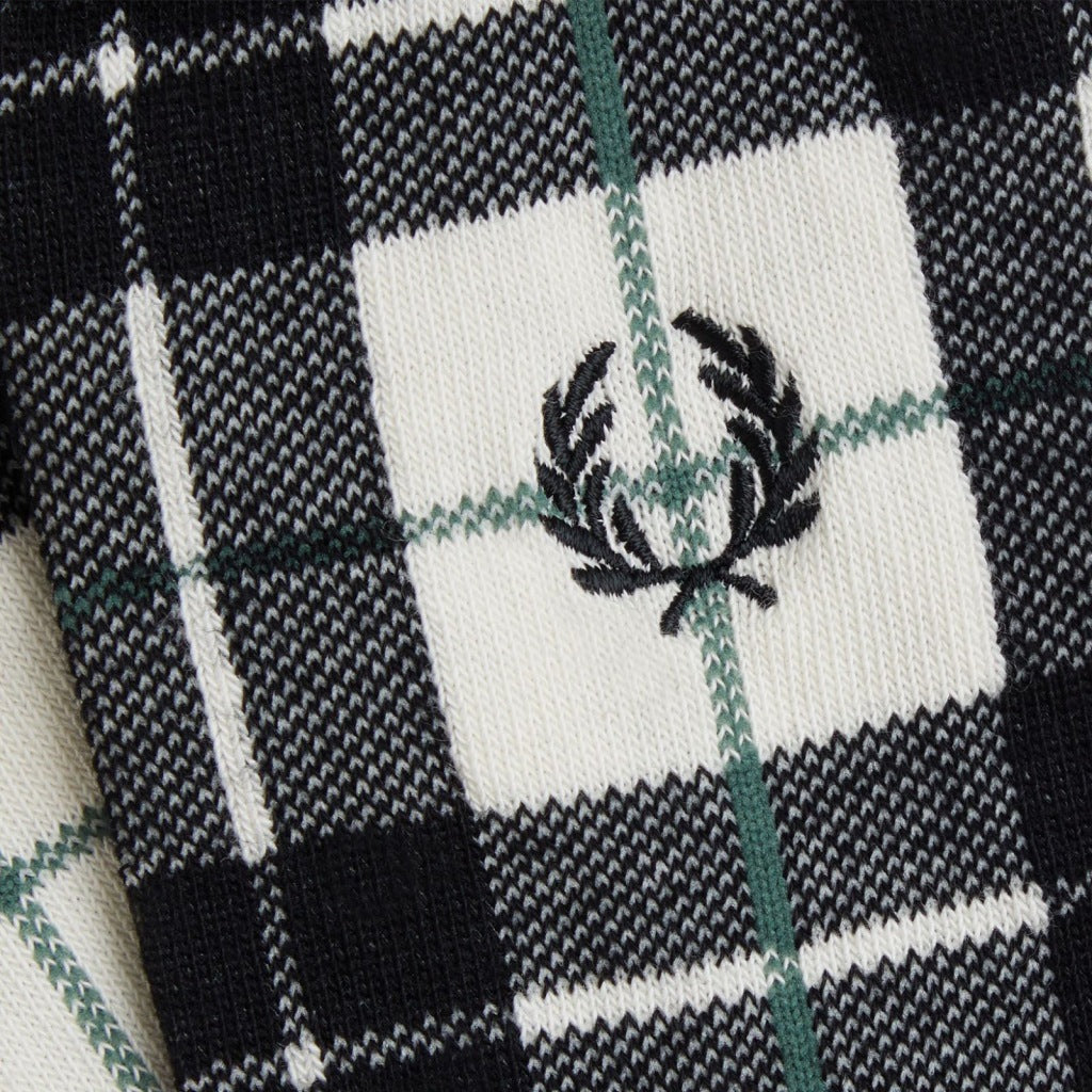 FRED PERRY TARTAN SOCK en color ECRU (4)