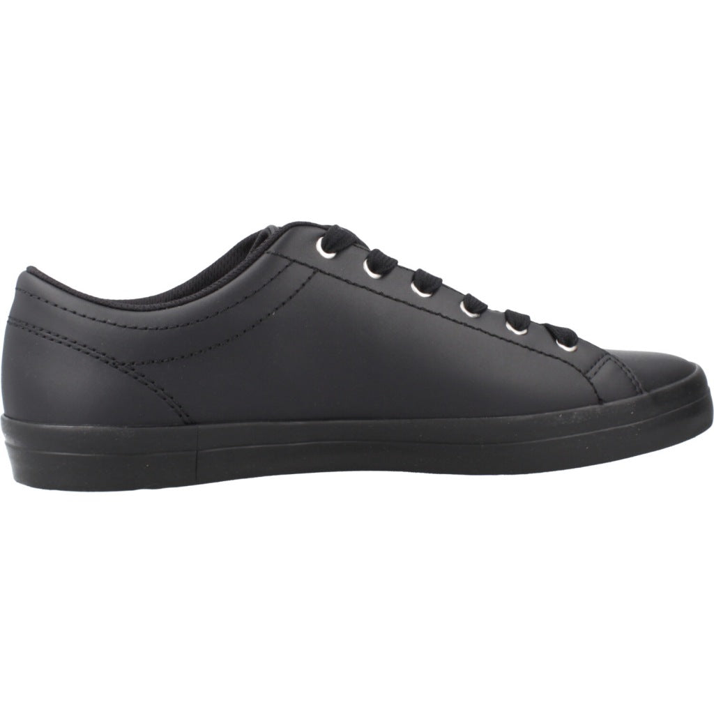 FRED PERRY BASELINE LEATHER en color BLACK (4)