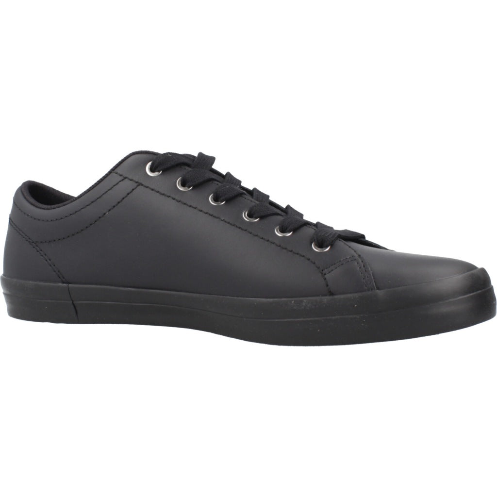 FRED PERRY BASELINE LEATHER en color BLACK (5)