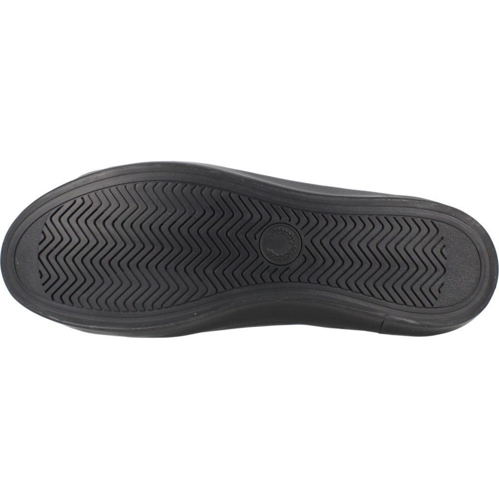 FRED PERRY BASELINE LEATHER en color BLACK (6)