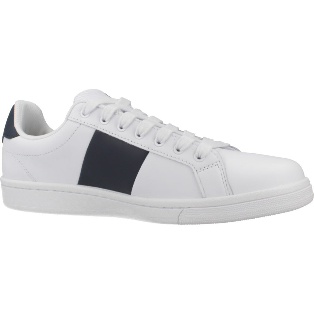 FRED PERRY LEATHER BRANDE en color WHITE (5)