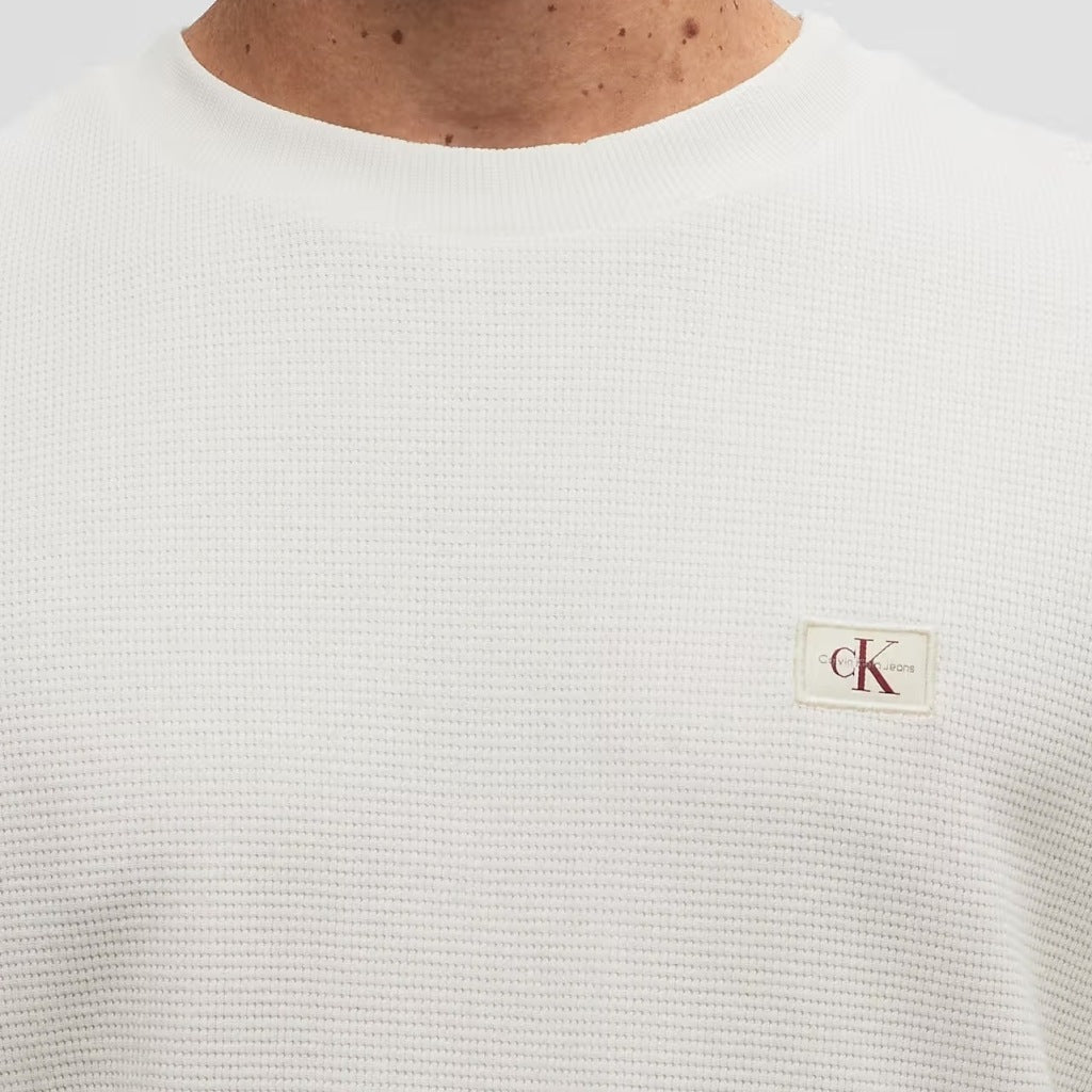 CALVIN KLEIN LVEM LS WAFFLE en color YAS (4)