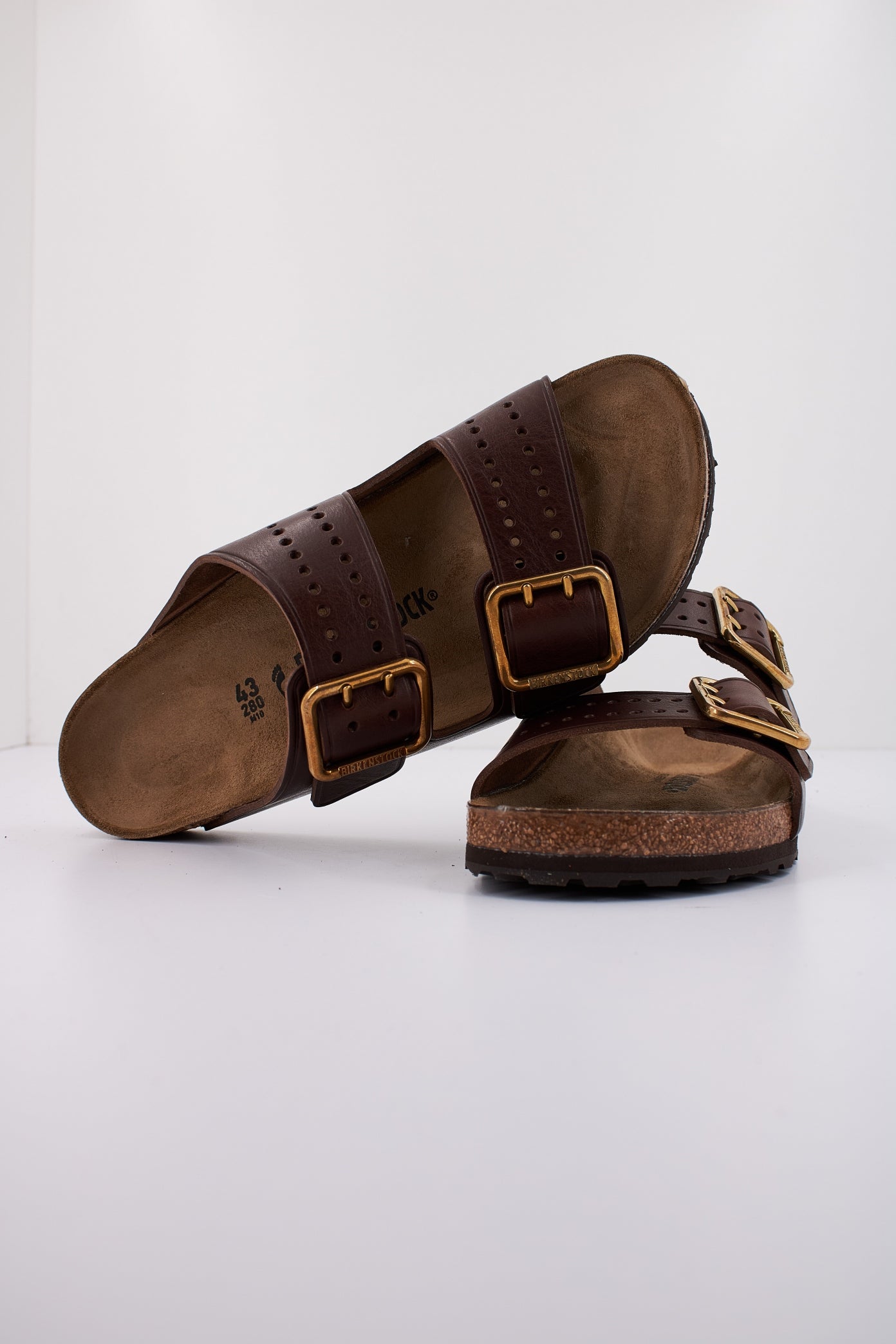 BIRKENSTOCK ARIZONA NATURAL LEAT en color ROAST (4)