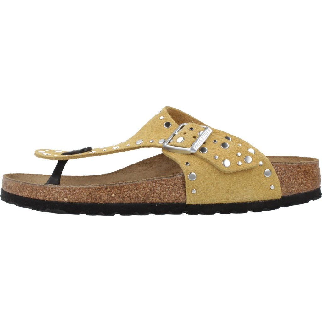 BIRKENSTOCK GIZEH RIVET BORDER en color OCHRE  (2)