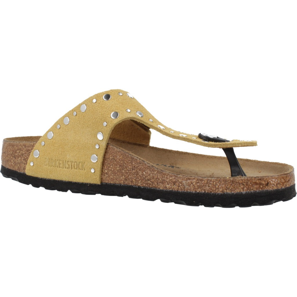 BIRKENSTOCK GIZEH RIVET BORDER en color OCHRE  (5)
