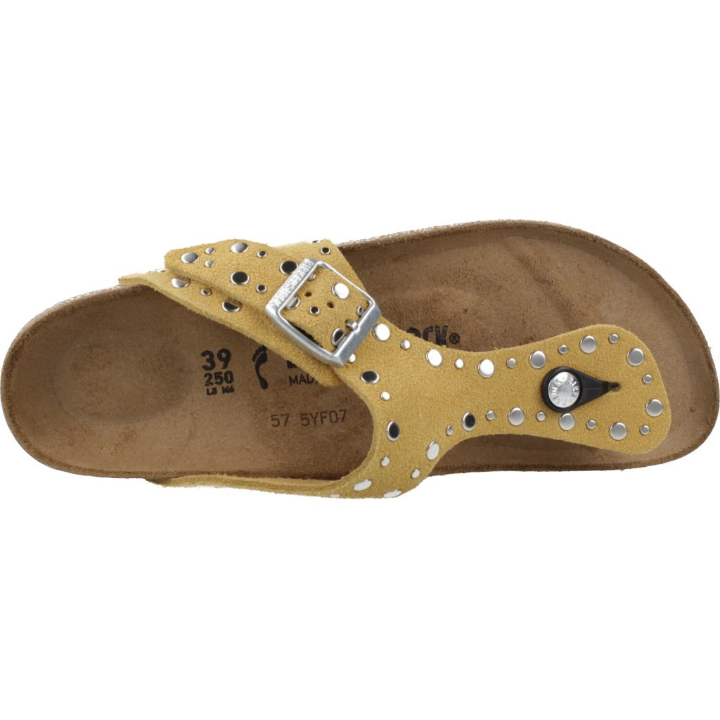 BIRKENSTOCK GIZEH RIVET BORDER en color OCHRE  (7)