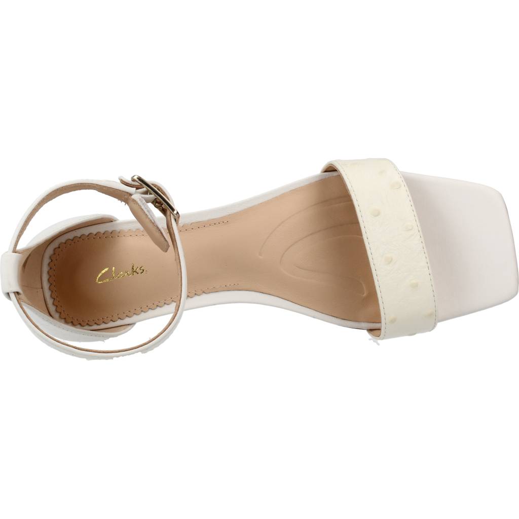 CLARKS SHEER STRAP en color WHITE (7)