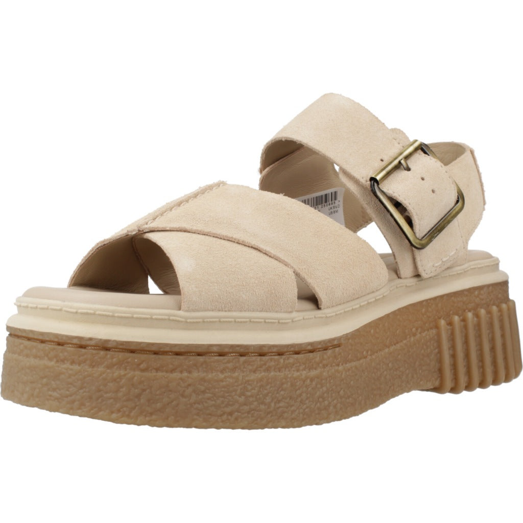 CLARKS EVAMAR WISH en color ECRU  (1)
