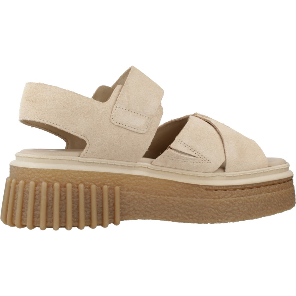 CLARKS EVAMAR WISH en color ECRU (4)