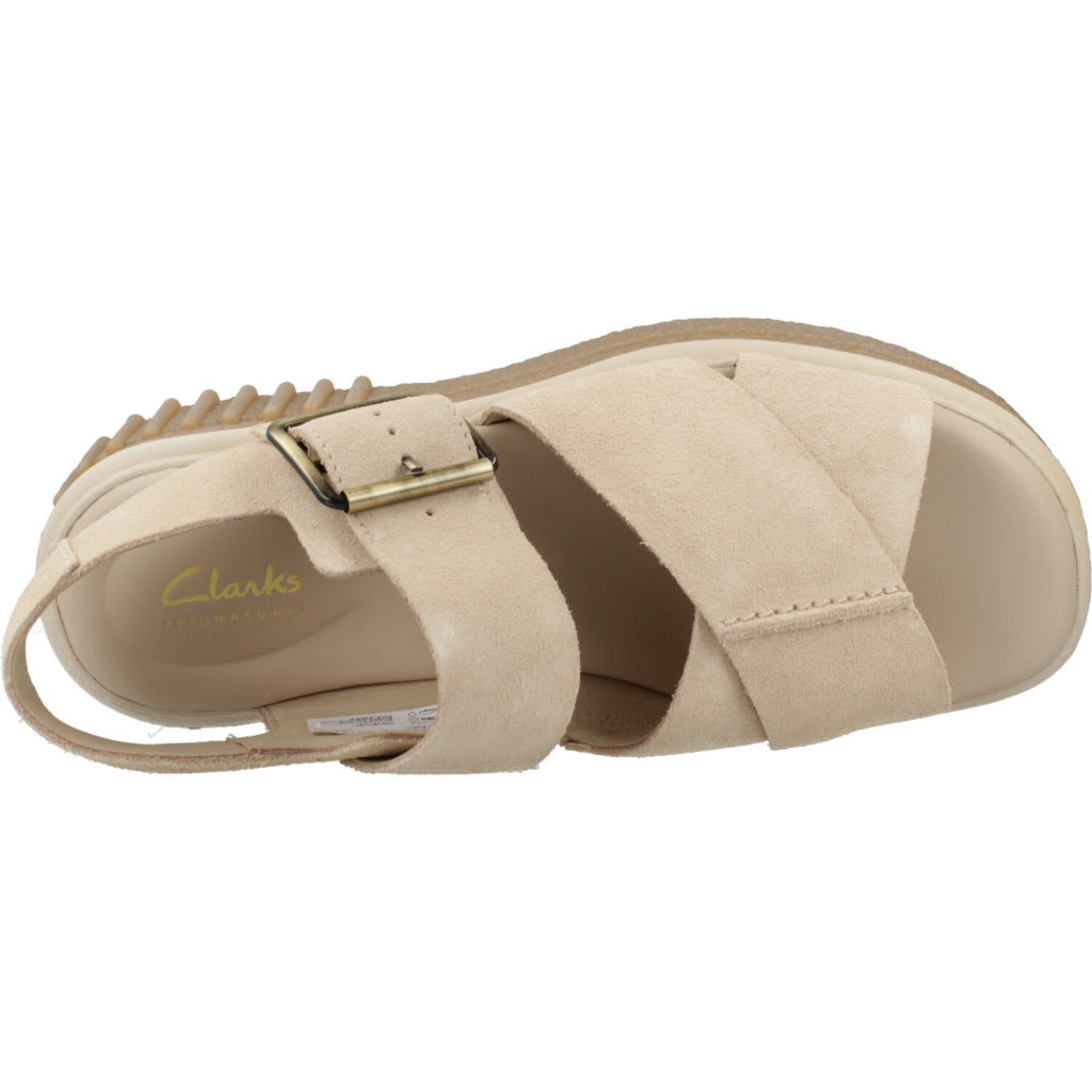 CLARKS EVAMAR WISH en color ECRU  (7)