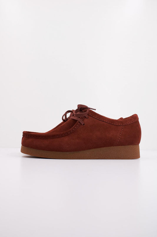 CLARKS WALLABEE EVOBT en color CHESTNUT  (1)