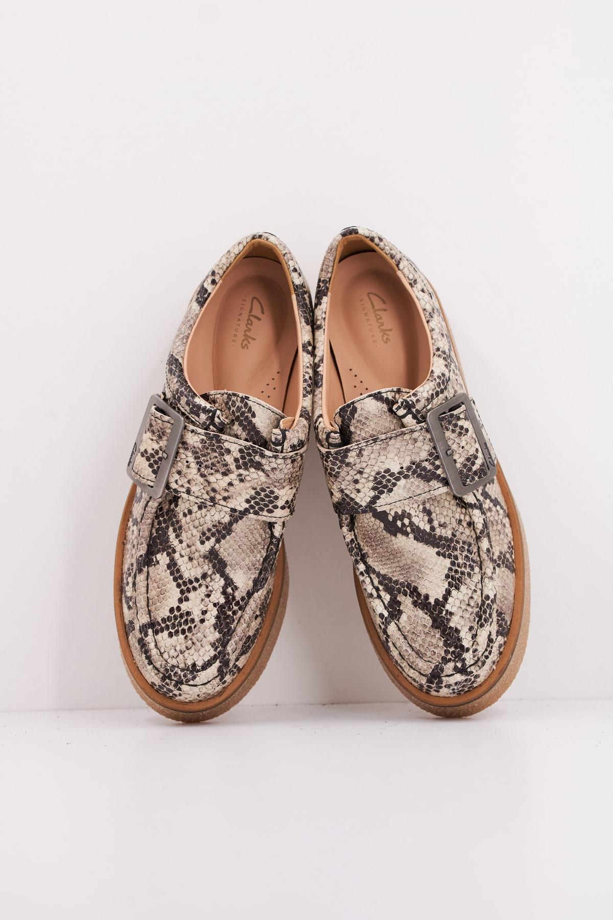 CLARKS LINOSO MONK en color GREYSNAKE (3)