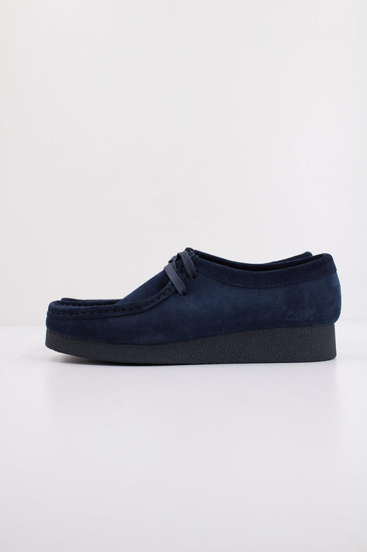 CLARKS WALLABEEEVOSH en color NAVY  (1)