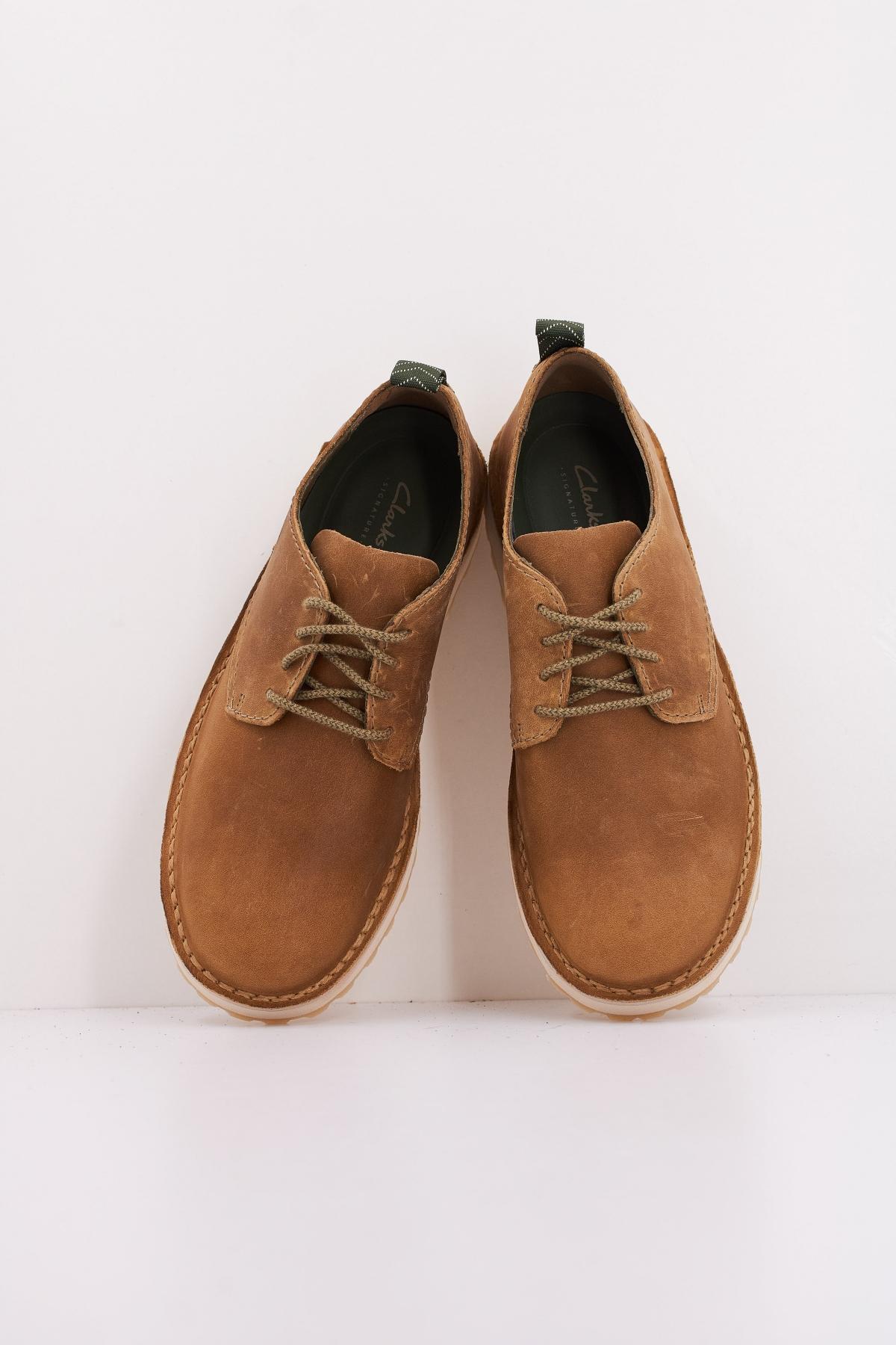 CLARKS SOLSBURY LACE en color DRKSAND (3)