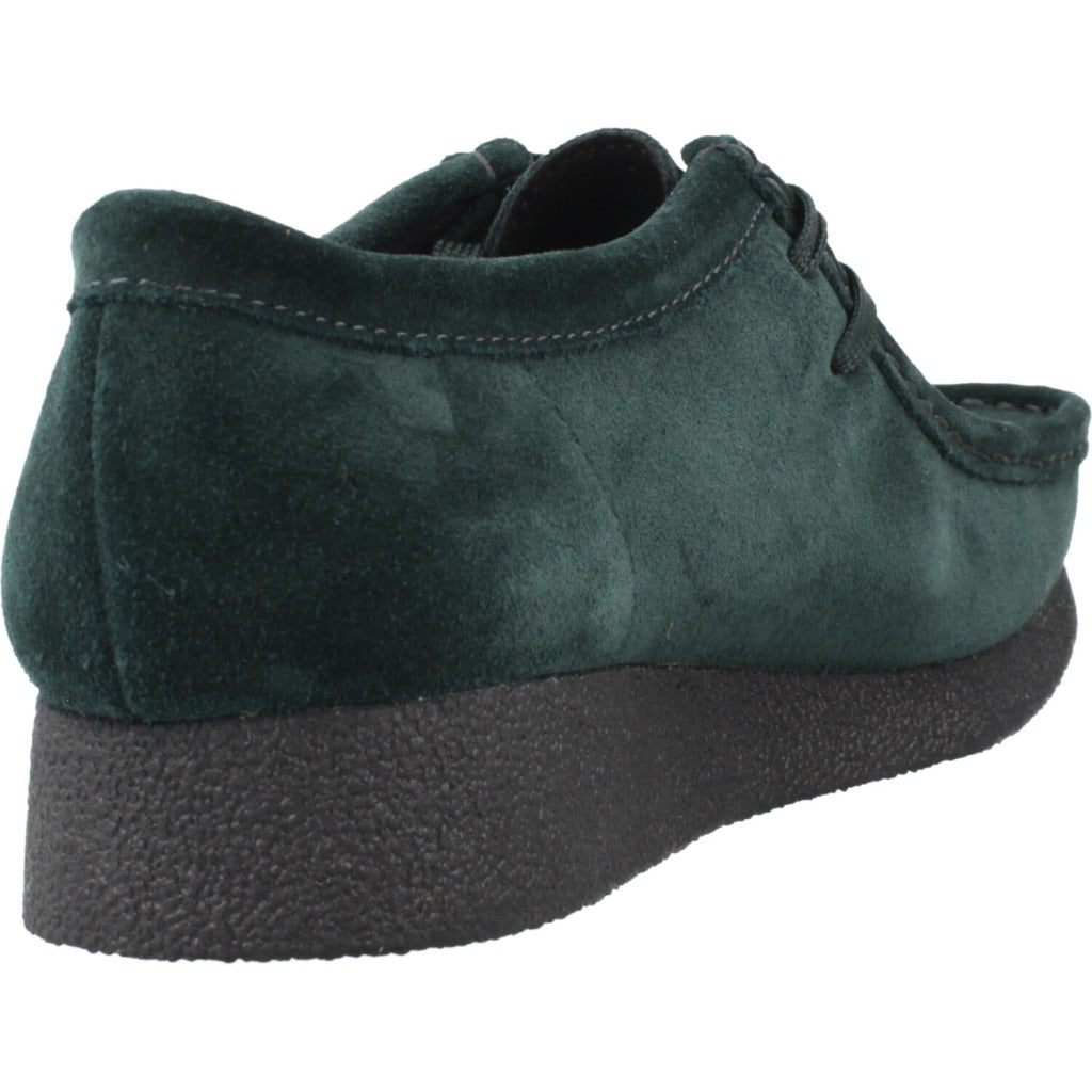 CLARKS WALLABEE EVO SH en color DRKGRN (3)