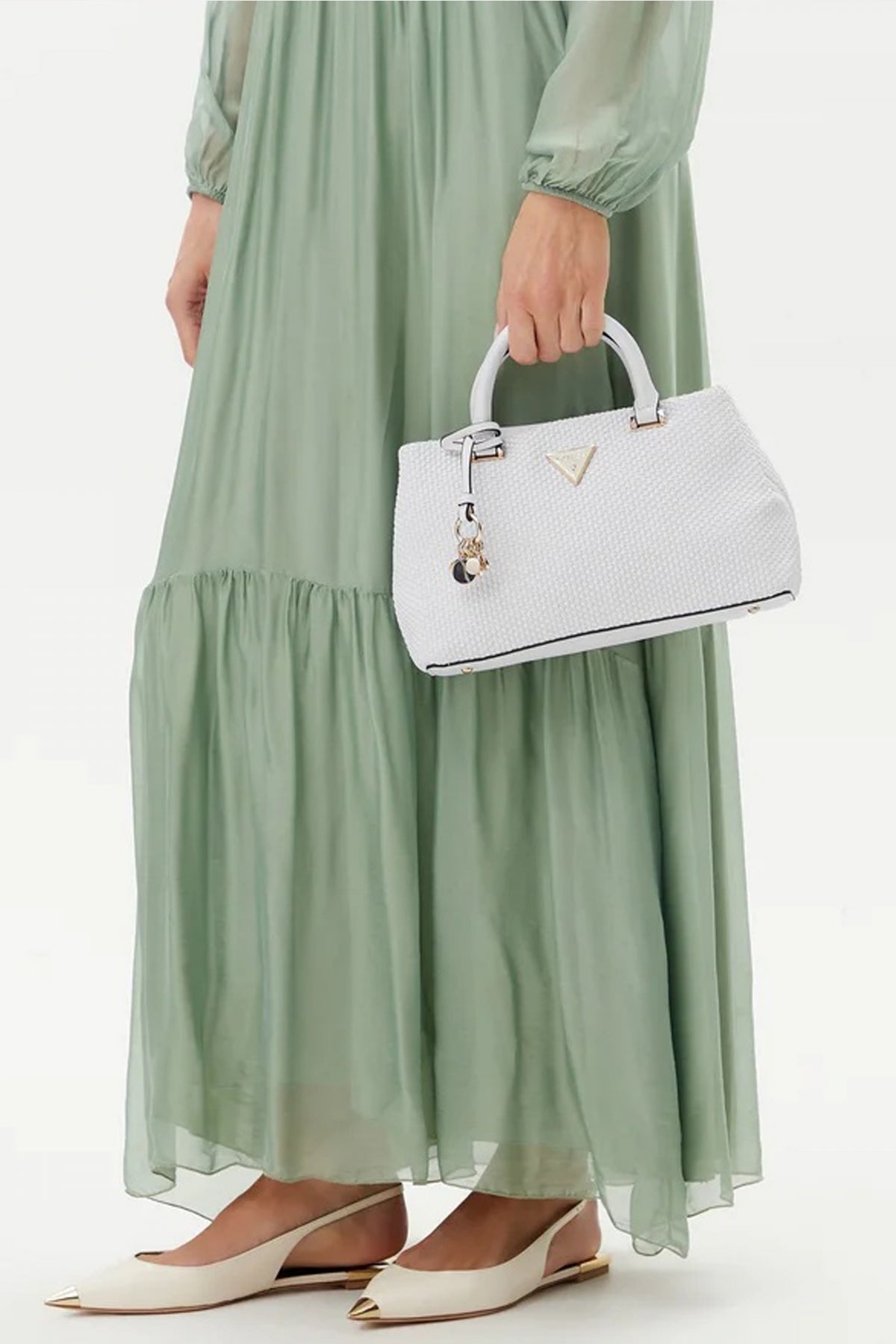 GUESS PHAEDRA SMALL SATCHE en color WHI  (5)