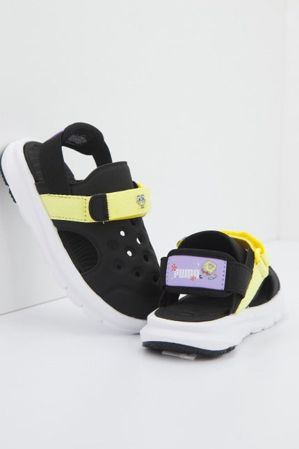 PUMA EVOLVE SANDAL S en color BLACK (4)