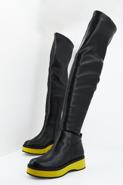 PALOMA BARCELO ESME STRECH VEGAN LE en color BLACK (2)