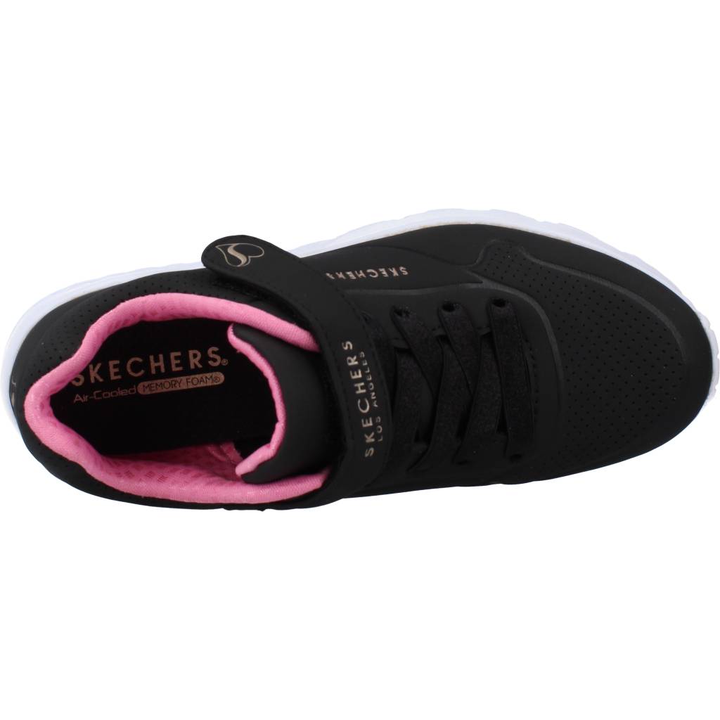 SKECHERS UNO LITE en color BKRG (7)