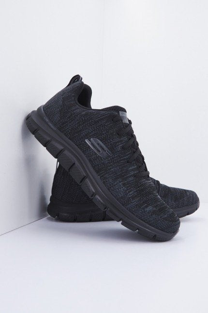 SKECHERS TRACK FRONT RUNNER en color BBK (4)