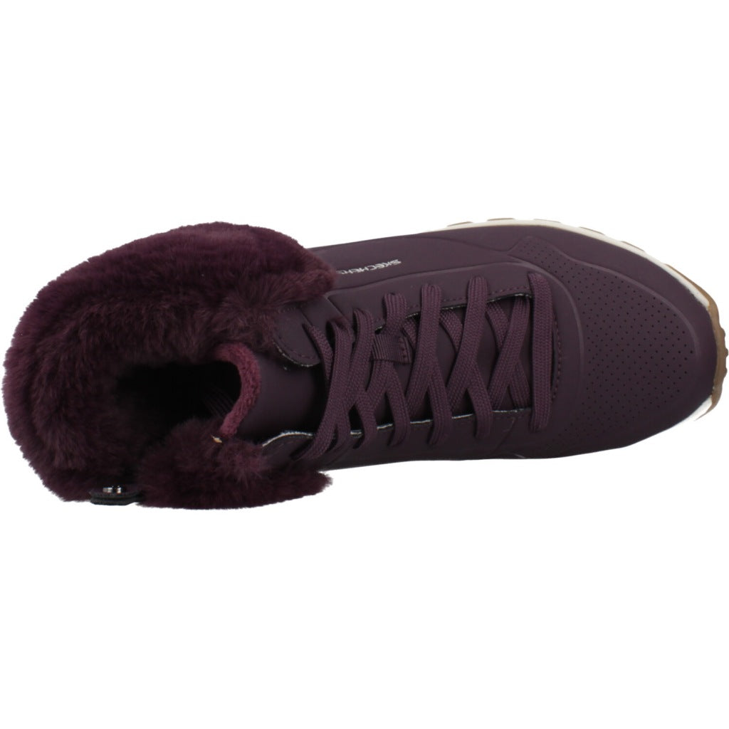 SKECHERS UNO RUGGED FALL AIR en color WINE (7)