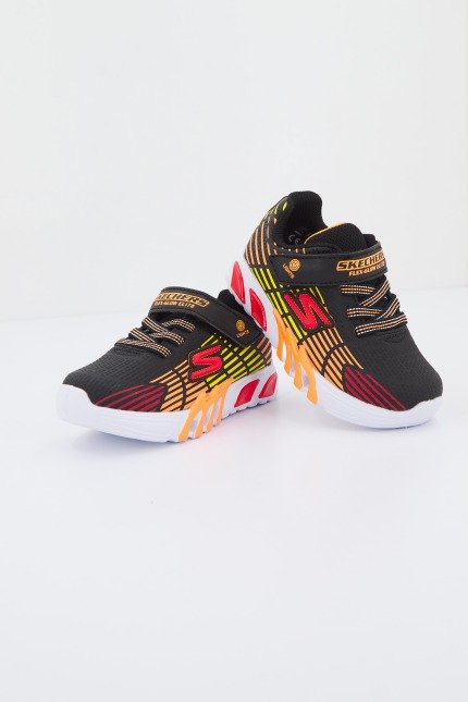 SKECHERS FLEX-GLOW ELITE en color BKMT (2)