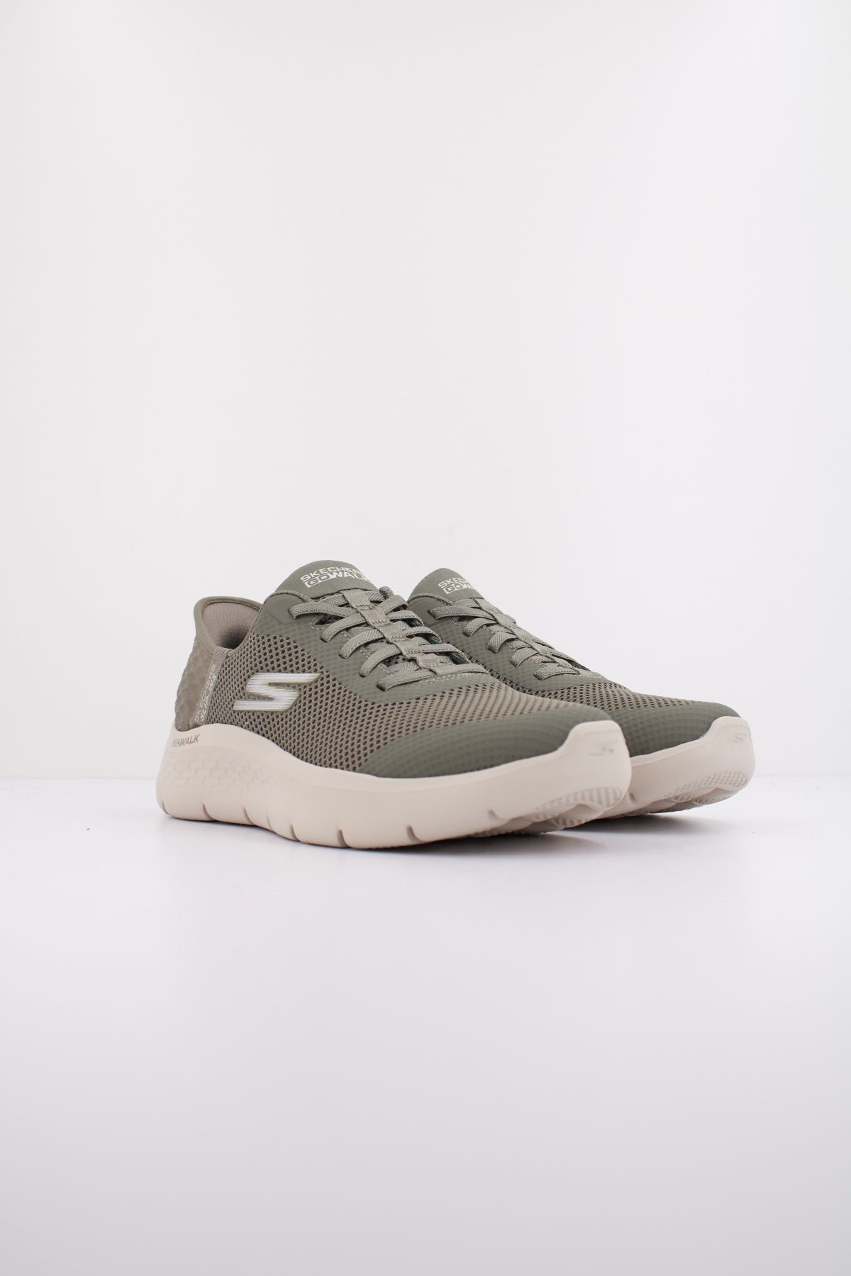 SKECHERS GO WALK FLEX GRAND E en color OLV (2)