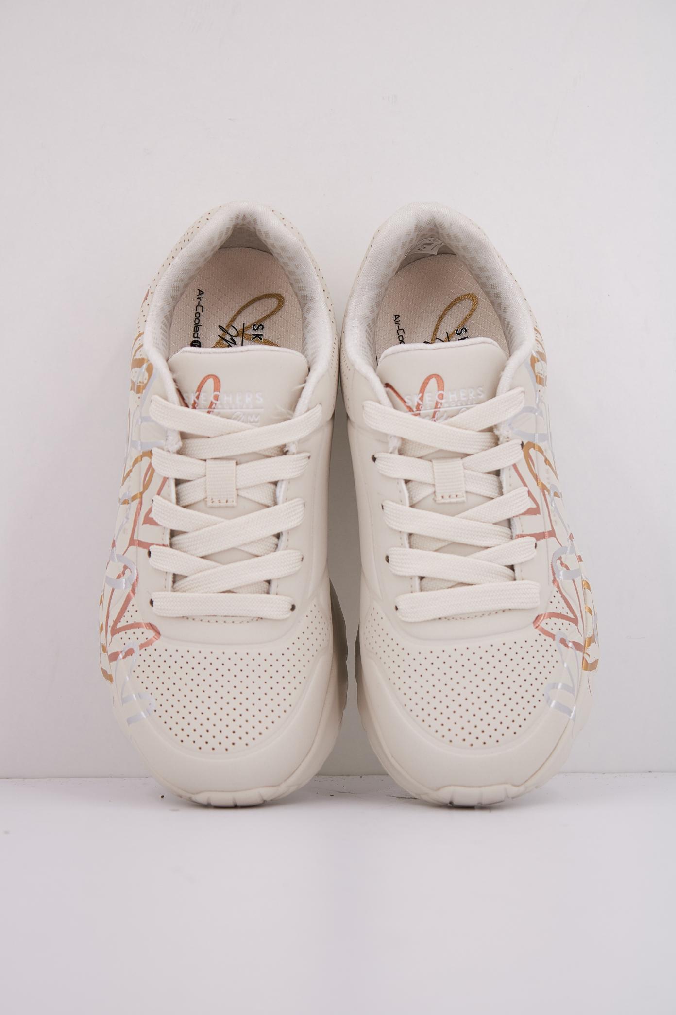 SKECHERS UNO LITE - METALLIC en color NTMT (3)