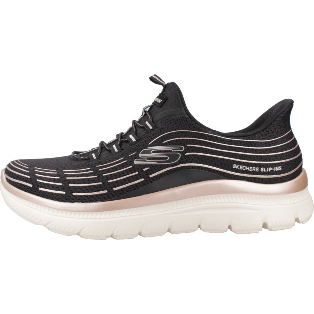 SKECHERS PLUS SOFT LUSTER en color BKRG (2)