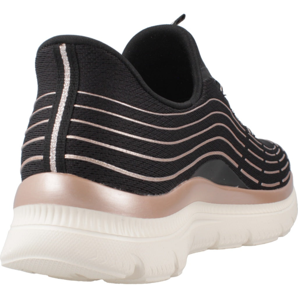 SKECHERS PLUS SOFT LUSTER en color BKRG (3)