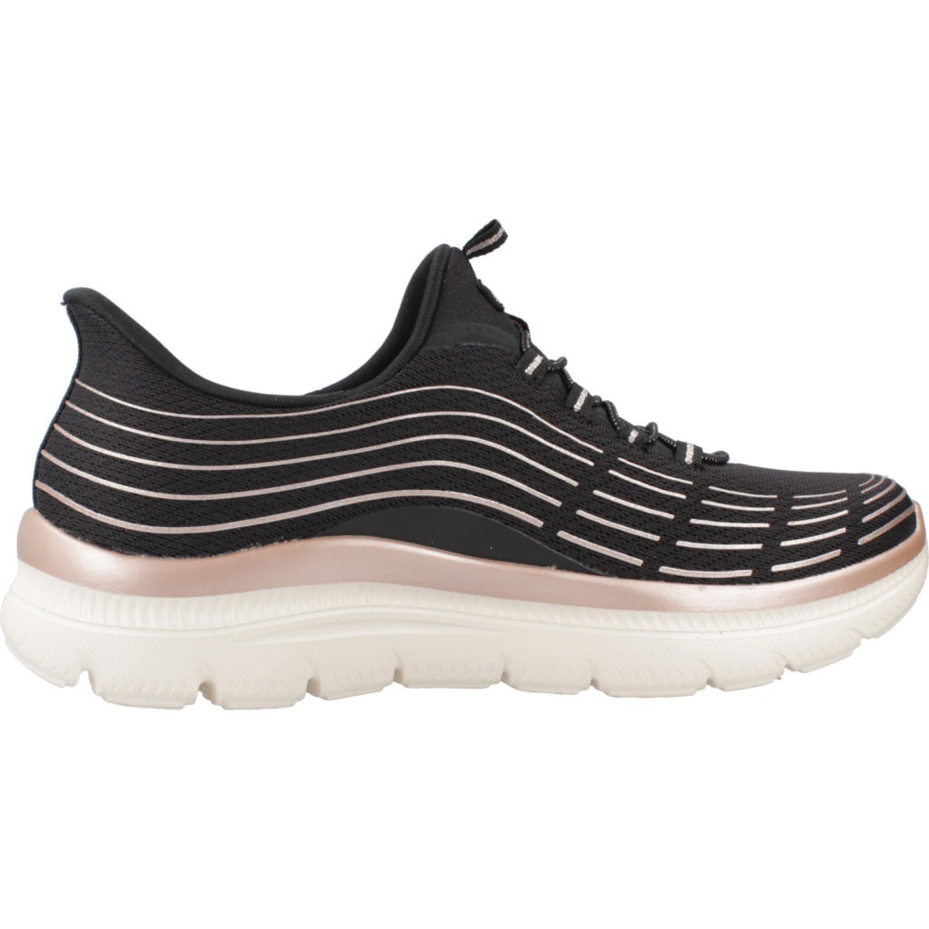 SKECHERS PLUS SOFT LUSTER en color BKRG (4)