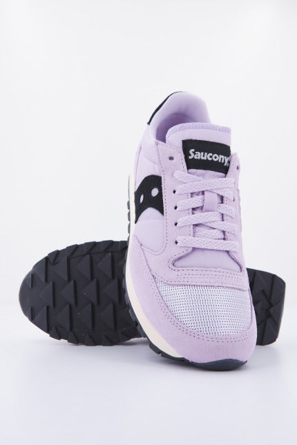 SAUCONY JAZZ VINTAGE SUEDE en color PURPLEBLK (4)