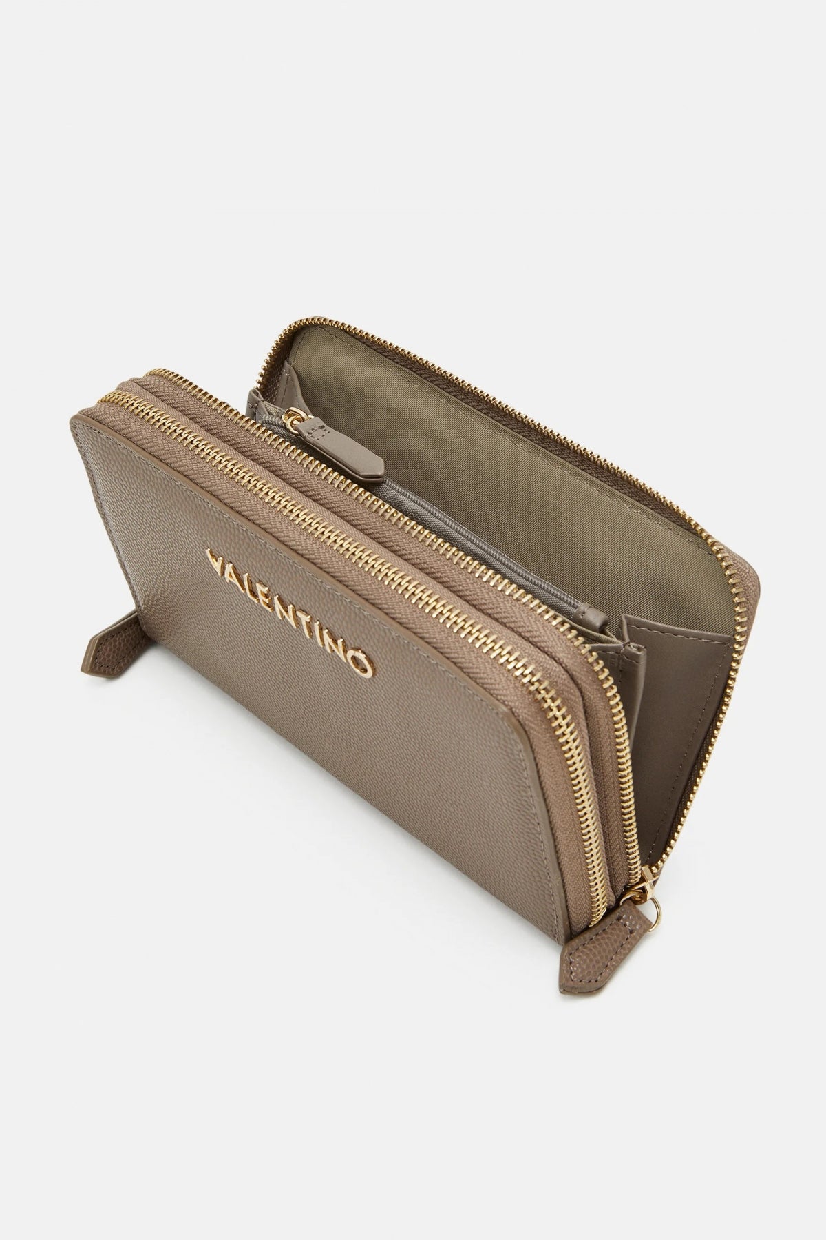 VALENTINO BAGS LADY SYNTHETIC WALL en color TAUPE (3)