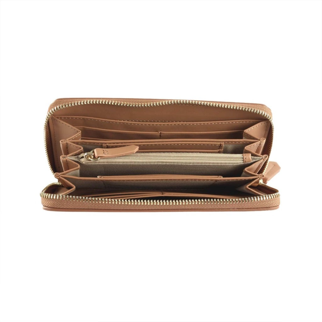 VALENTINO BAGS LADY SYNTHETIC WALL en color CUOIO (6)