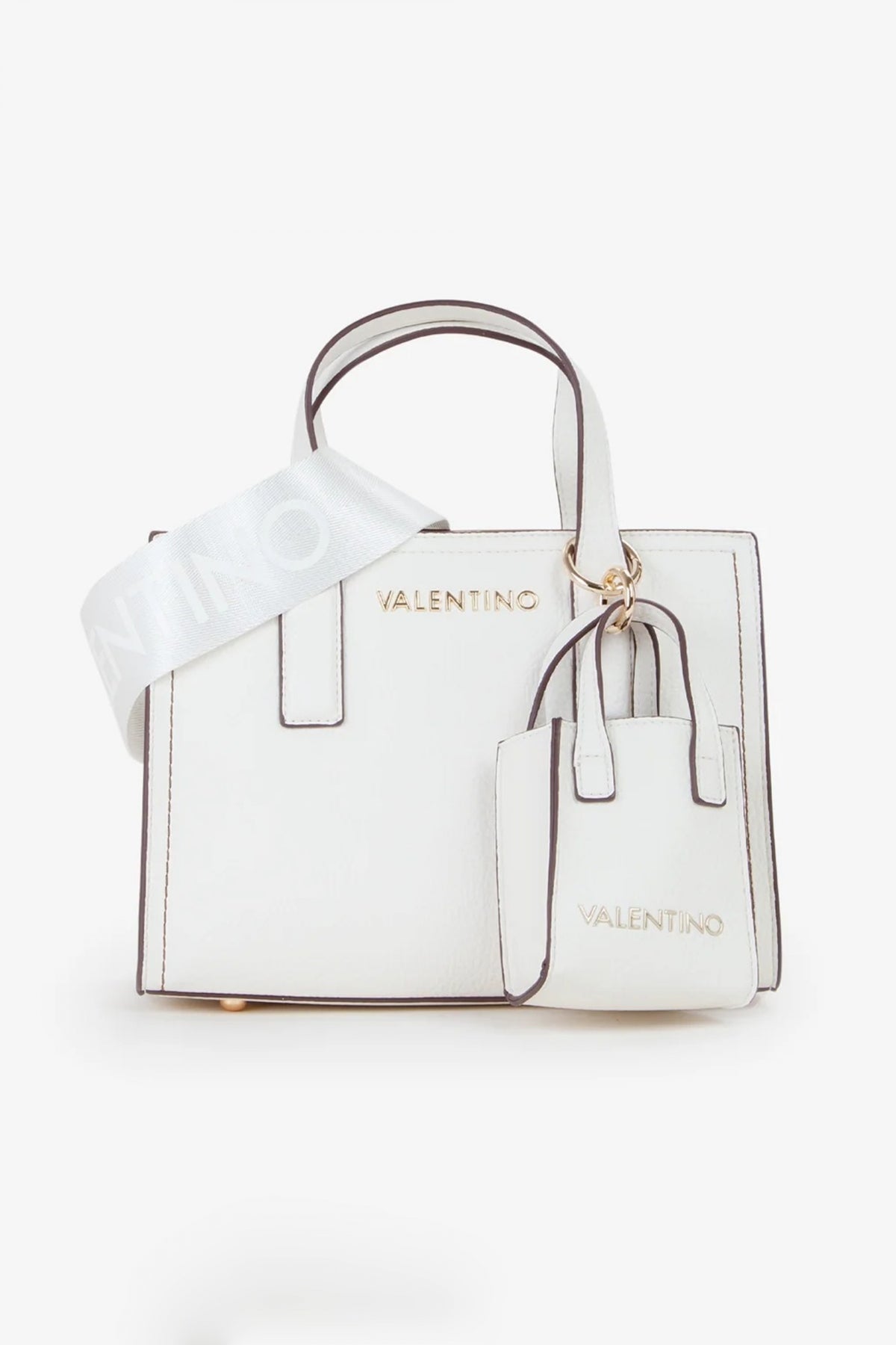 VALENTINO BAGS SAMANTHA BAG en color BLANCO (1)