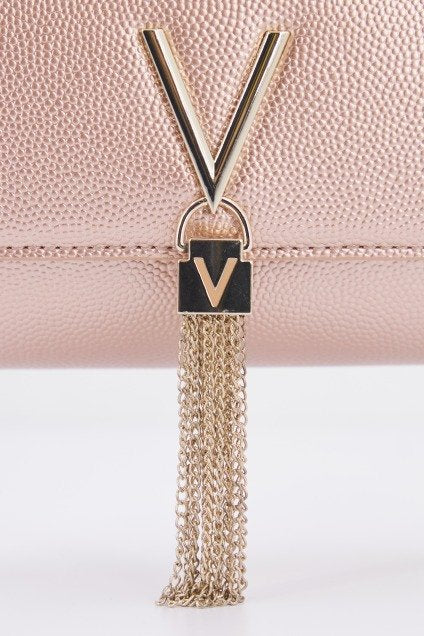VALENTINO BAGS DIVINA en color ORO ROSA (4)