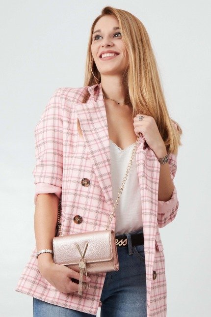 VALENTINO BAGS DIVINA en color ORO ROSA (5)