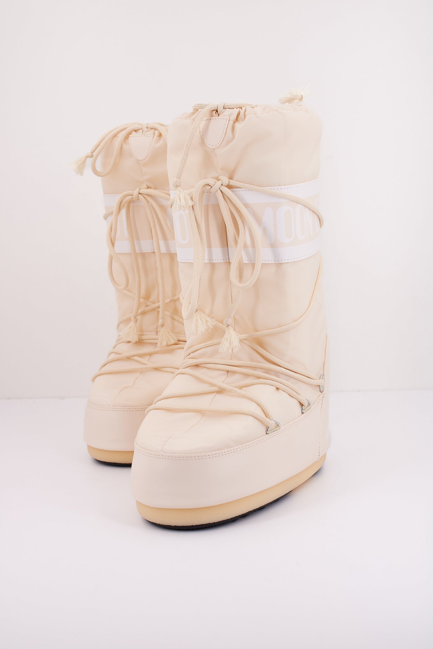 MOON BOOT MB ICON NYLON en color CREAM (2)