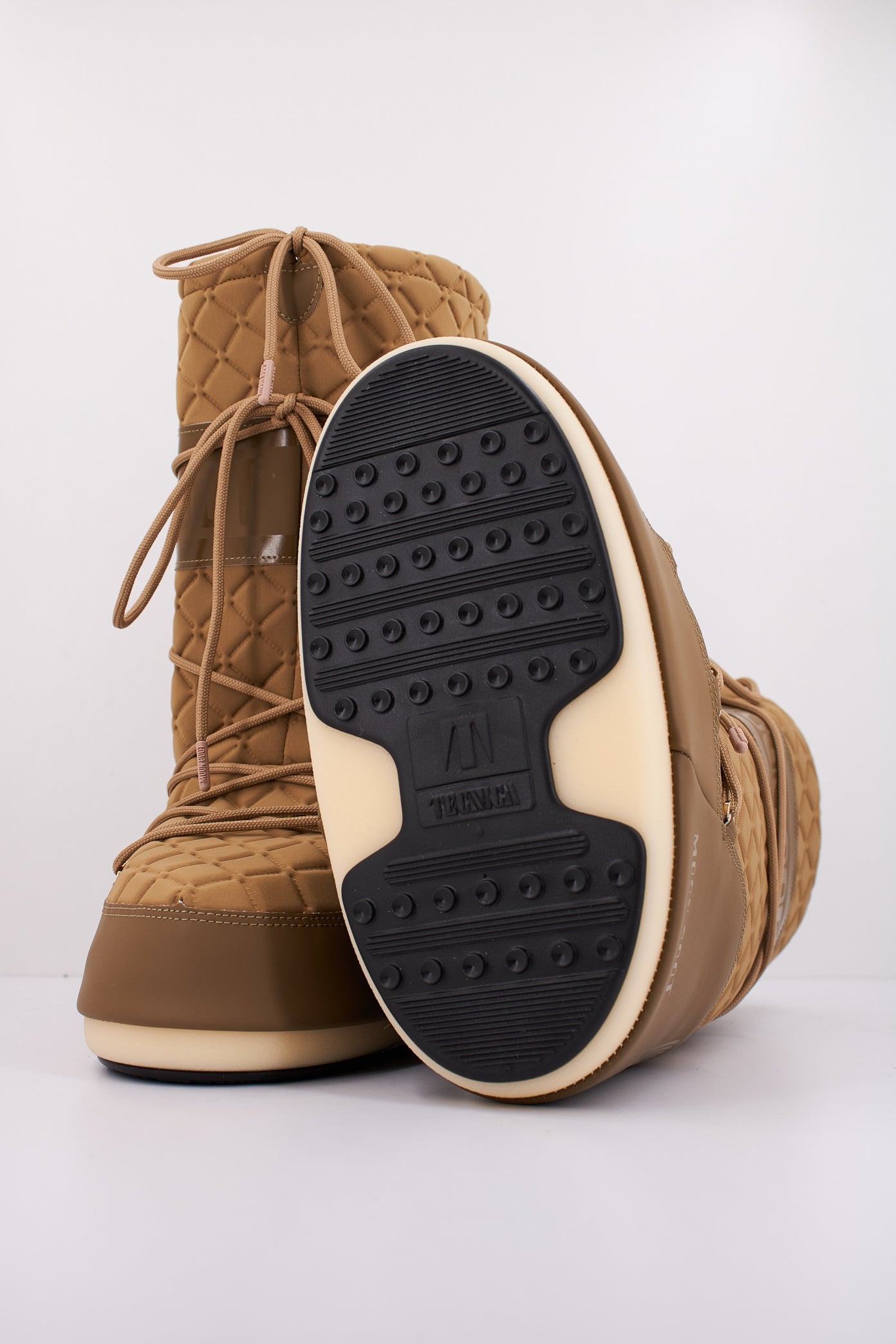 MOON BOOT MB ICON QUILT en color CARAMEL (5)