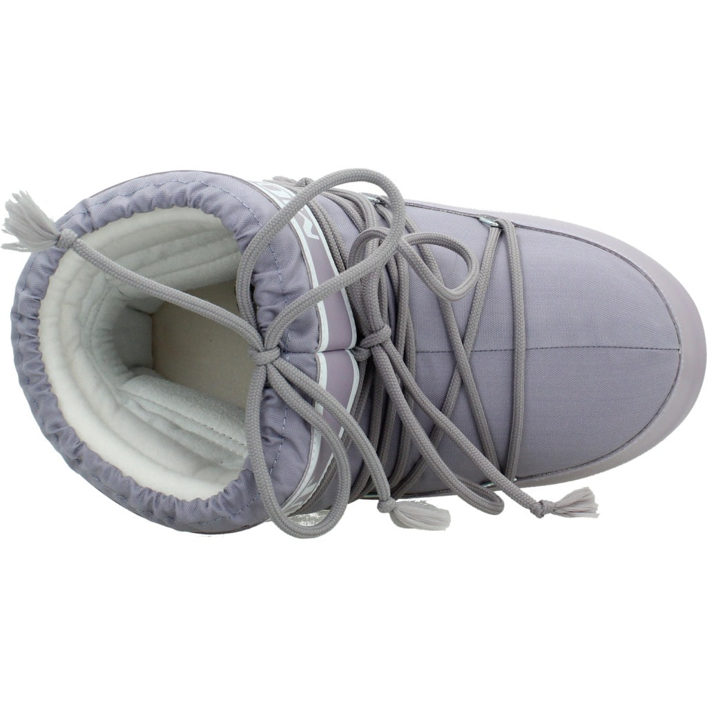 MOON BOOT MB ICON LOW NYLON en color LILAS (7)