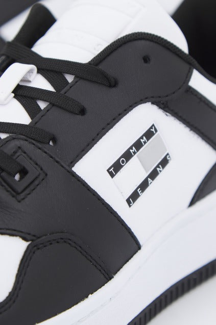 TOMMY JEANS BASKET LEATHER en color BDS (4)