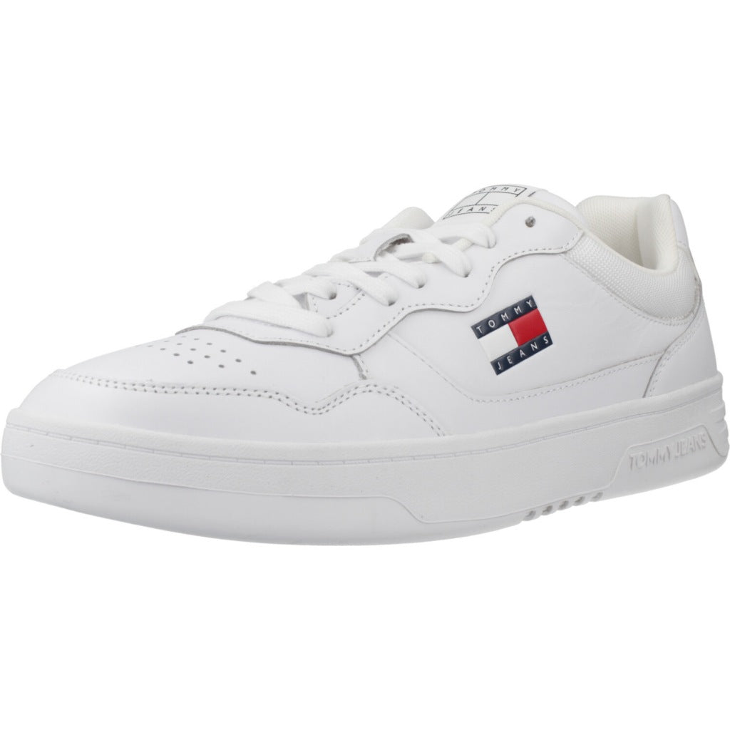 TOMMY JEANS TJM CUPSOLE LEATHER en color YBR (1)